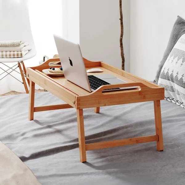 Bamboo Folding Bed Table
