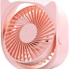 Cat Ears Mini USB Rotatable Desktop Fan