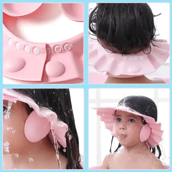 baby shower cap bathing cap kids cap