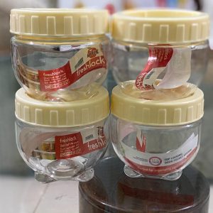 interlock spice jars mini jar Crystal Plastic Storage