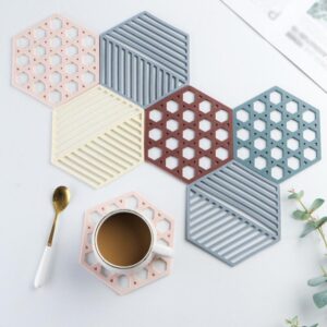 Heat-Insulated Silicone Table Mat Non-Slip Silicone Table Mat Coaster silicon pad Anti-hot Pad Non-slip Dining Table Mat