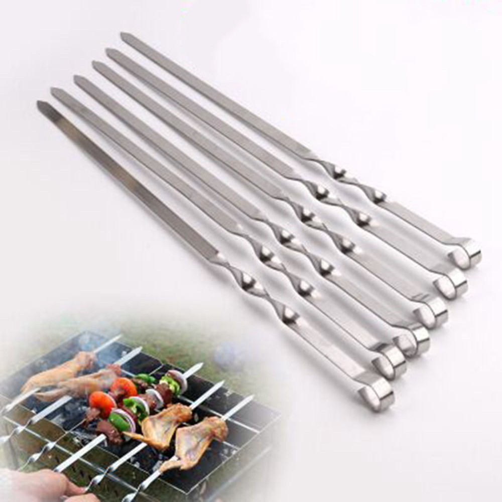 Long metal skewers hotsell