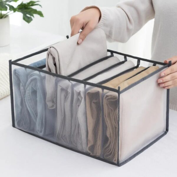 Foldable Drawer Organizer Jeans Compartment Storage Box Foldable Closet Drawer Organizer