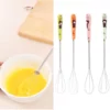 Mini Hand Beater Beater Manual Mini Whisk Mixer Tool Stainless Steel Manual Whisk Ceramic Handle Mini Hand Whisk Beater mini egg beater