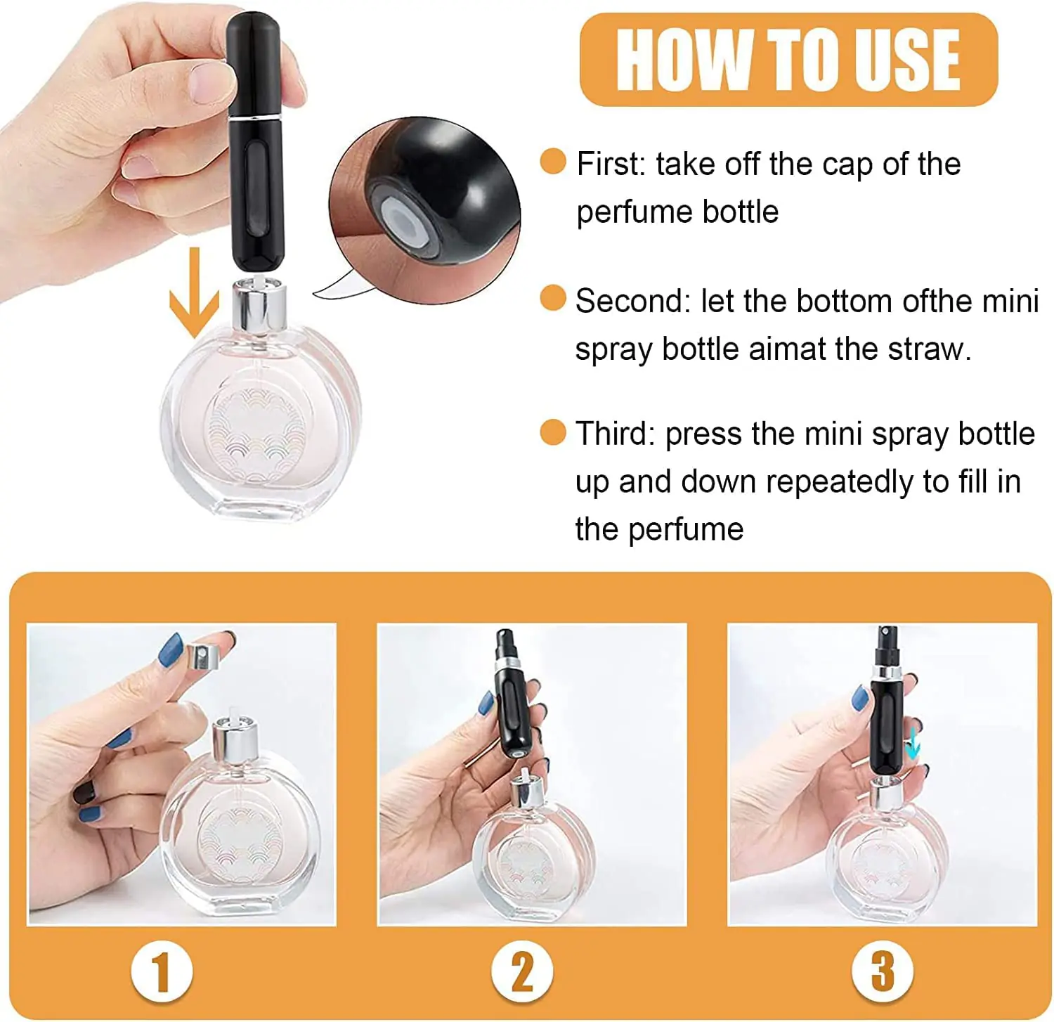 Refillable Mini Perfume Bottle - Image 3