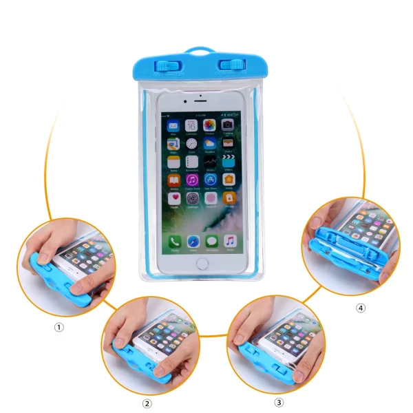 Waterproof Transparent Mobile Cover