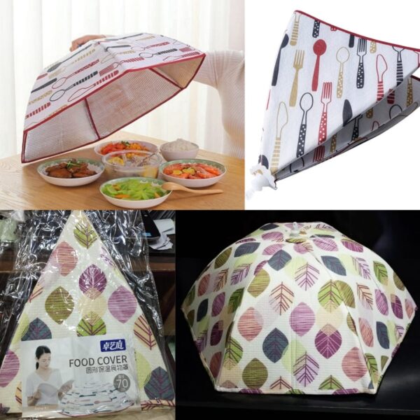 foldable insulated food cover