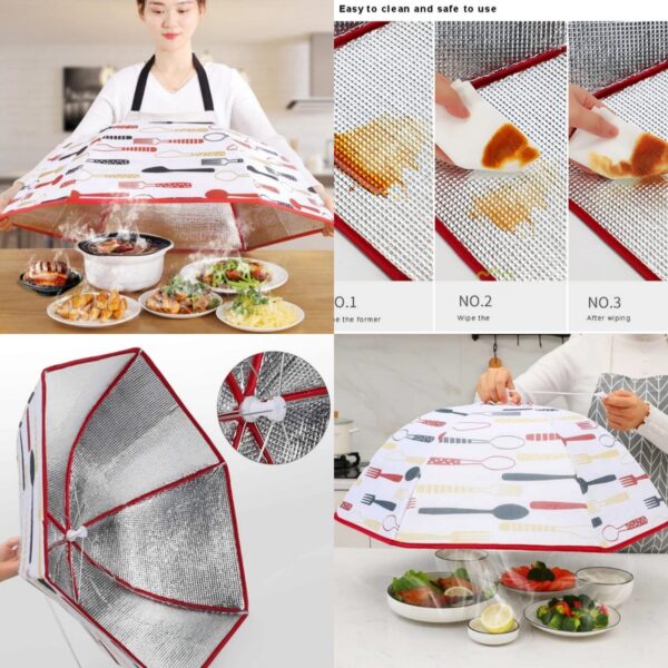 foldable insulated food cover