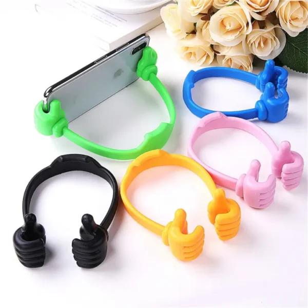 Hand Shape Mobile Holder ok shape phone holder plastic holder thumbs shape cellphone holder mobile stand table mobile stand phone stand