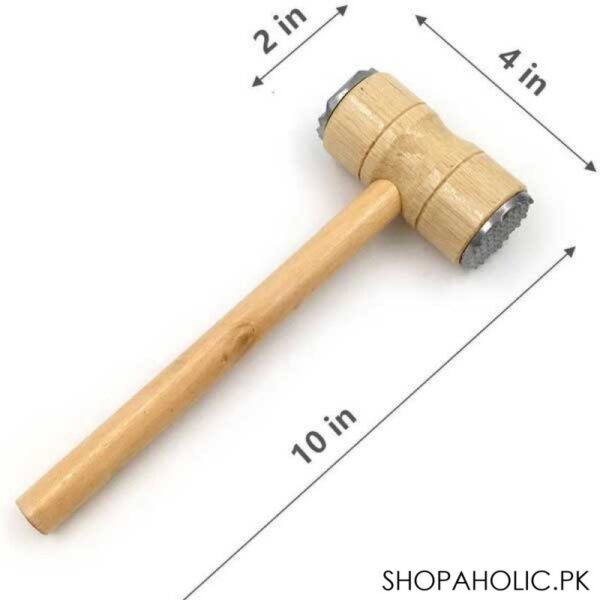 Double Sided Wooden Meat Tenderizers Meat Tenderizer Mallet Hammer Kitchen Hammer Meat Hammer wood meat hammer