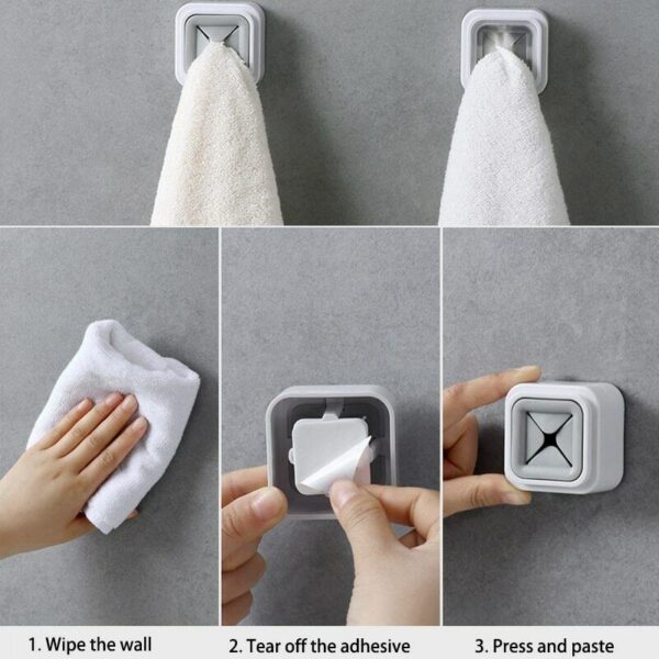 Self Adhesive Cloth Towel Holder