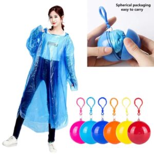 Disposable Rain Coat Casual Outdoor Camping Raincoat Waterproof Rain Coat Multicolor rain coat Travel Rain Poncho with Hood Hiking Camping Hood Emergency Waterproof Hood