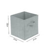 Foldable Storage Cubes Organizer Basket Bin Storage Boxes Storage Container with Handles Drawer Dividers Clothes Closet Shelves Organizer Cube Folding Storage Boxes Nursery Toy Bins