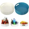 360 Degree Rotating Cabinet Organizer cabinet organizer Anti Slip Office Household Shelf Storage Tray Multi Functional Storage Tray