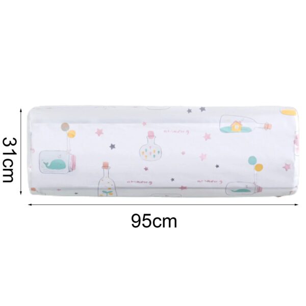1 Ton Dust And Water Proof AC Cover, Indoor Air Conditioner Cover, printed ac cover, Air Conditioner Cover, Foldable Anti-scratch Air Conditioning Cover, Air Conditioner Inner Cover, wall mounted air conditioner cover