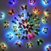 Butterfly LED Night Light, Beautiful Wall Night Lights , Kids Room LED Lights, Wall Sticker Lights, Butterflies Night Light, Lovely Butterfly LED Night Light, Color Changing Light Lamp, Home Decorative Wall Nightlights,