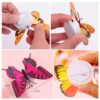 Butterfly LED Night Light, Beautiful Wall Night Lights , Kids Room LED Lights, Wall Sticker Lights, Butterflies Night Light, Lovely Butterfly LED Night Light, Color Changing Light Lamp, Home Decorative Wall Nightlights,