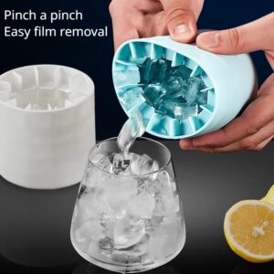 Ice Bucket Cup Mold, Portable Ice Bucket Mold, Ice Cubes Tray Food Grade, Silicone Ice Maker, Ice Bucket, Ice Ball Maker Mold, Ice Trays for Freezer Cocktail, Cup Silicone Ice Bucket