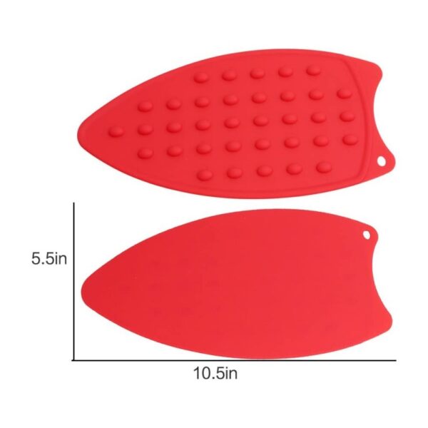 Non-slip Iron Rest Mat, non slip insulation pad, Silicone Heat Resistant mat, Ironing Board Hot Resistant, Electric Iron pad, Protection Silicone Heat Iron, Stand Mat Ironing Pad,