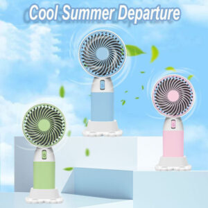 Mini Portable Stand Base Fan, Rechargeable Mute Cooling Appliance, Desktop Fan, Mini Handheld Fan, Rechargeable Cooling Mini Fan, Mini Pocket Cooling Fan, High Wind Power Mini Small Fan, Travel Pocket Handheld Fan, wireless,