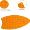 Non-slip Iron Rest Mat, non slip insulation pad, Silicone Heat Resistant mat, Ironing Board Hot Resistant, Electric Iron pad, Protection Silicone Heat Iron, Stand Mat Ironing Pad,