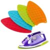 Non-slip Iron Rest Mat, non slip insulation pad, Silicone Heat Resistant mat, Ironing Board Hot Resistant, Electric Iron pad, Protection Silicone Heat Iron, Stand Mat Ironing Pad,