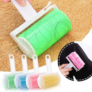 Reusable Lint Remover For clothes, Portable Mini Lint Roller, Clothes And Sofa Dust Collector, Self-Cleaning Roller Tool, Reusable Sticky Pet Hair Lint Remover, Accessories,