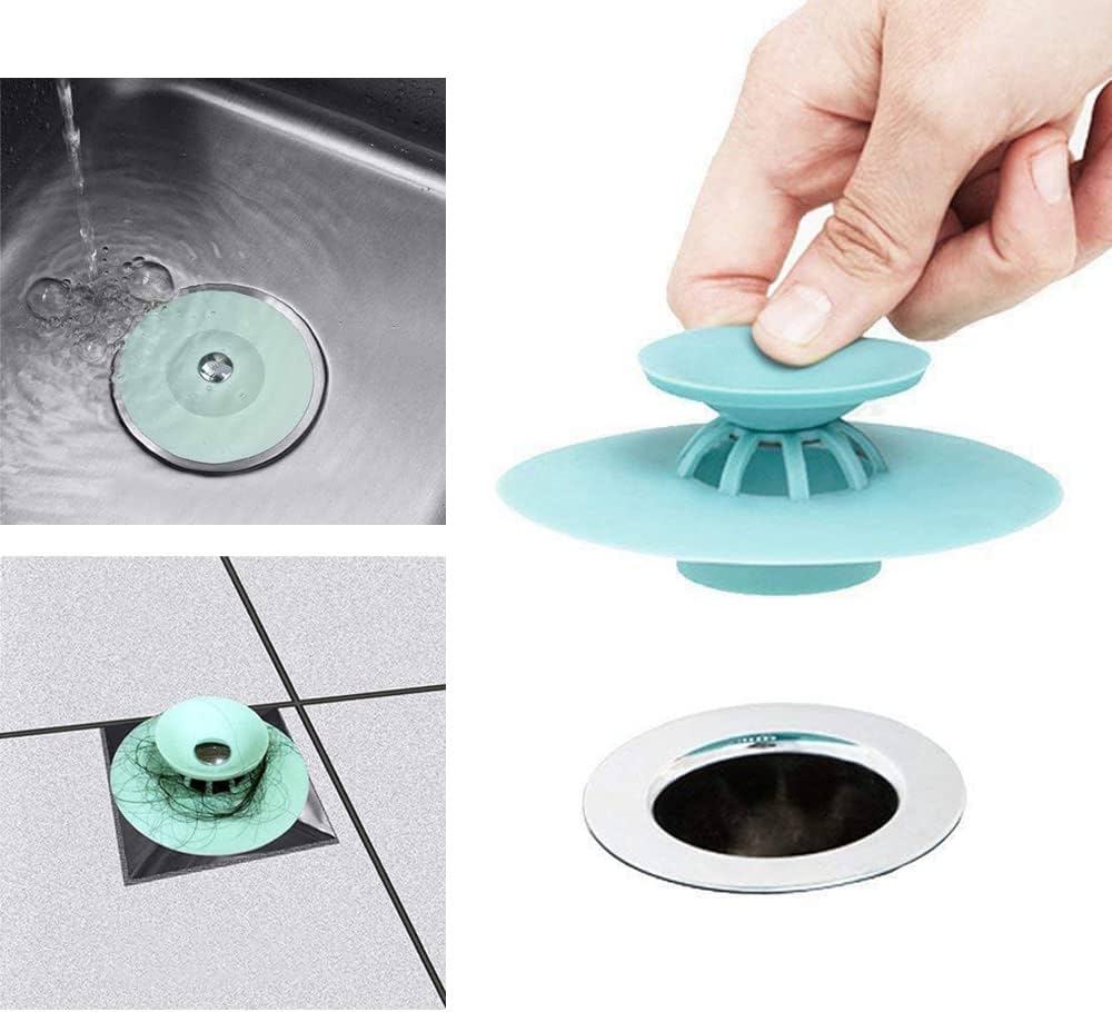 Bathroom Anti-Clogging Plastic Sink Filter Water Plug Floor Drain