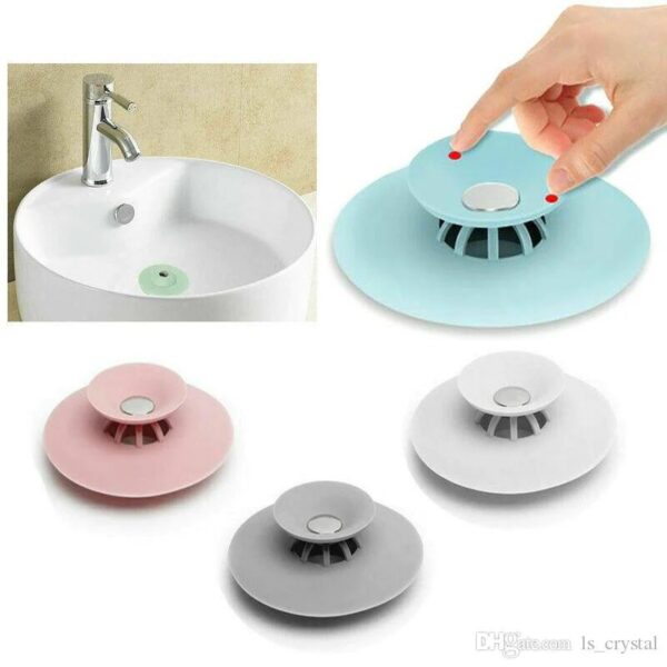 Silicone Sink Drainer, Silicone Drain Cover, Kitchen Water Sink Drainer, Strainer Disposal Stopper, Silicone Hair Sink Flex Strainers, Silicone Hair Sink Flex Strainers, Anti-Clogging Filter, Floor Drain Cover, Basin Stopper, Drainer Hair Catcher