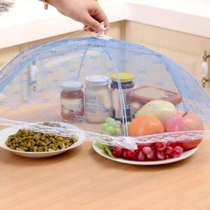 Umbrella Net Food Cover, Mosquito And Fly Safety Cover, Umbrella Collapsible Mesh Net , Foldable Insulated Food Cover, Meal Cover, Foldable Dustproof Bug Fly Net