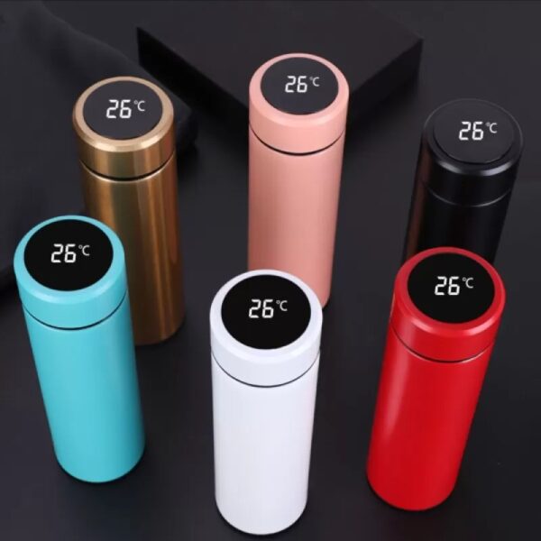 Smart Cup Stainless Steel LED Digital Smart Vacuum Cup Thermo Hot Water  Bottle Travel Cup Intelligent Temperature Measuring Cup