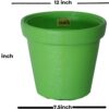 Colorful Flower Pots, Plastic Flower Pots, Gamla for Plants, Plant pots, Round Crown Pot , Cosmos Plastic Gardening pot, Plastic Tub For Gardening,