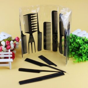10 Pcs Set Hairdressing Combs, professional hair combs, Combs Anti-Static Salon, Styling Tool Set Combs, Multifunctional Hair Design, Barber Hair Combs Set, Hairdressing Combs Curly,