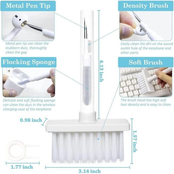 5 In 1 Keyboard Cleaning Brush, clean laptop keyboard brush, Cleaning Soft Brush, keyboard cleaning brush kit, clean laptop keyboard brush , 5 in 1 keyboard cleaner, keyboard cleaning brushes,