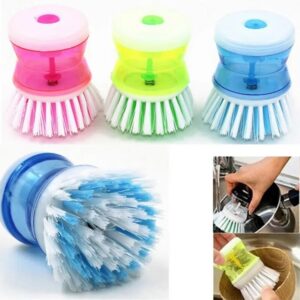 Liquid Soap Dishwasher Brush, Dishwasher Brush, cleaning brush, brush soap dispenser,
