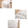 6 Grid Storage Box With Lid, Vegetable Fruit Basket, Refrigerator Storage Box, Food Vegetable Fruit Storage Box, Fridge Organizer, Drain Basket Onion Ginger , 6 Grid Divider,