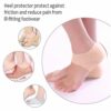 Silicone Heel Pad - Silicone Heel Protector - Anti Crack Cushion Pads - Silicone Gel Heel Protectors - Pain Relief Heel Guards