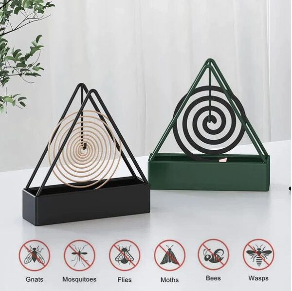 Mosquito Coil Holder, Coil Holder Stand, Insecticide Refill Coil stand, Wall Mounted and Coil Stand, Triangle Coil Holder,