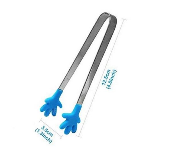 Stainless Steel Silicone Mini Tong, Mini Tong Clip, Salad Pliers Kitchenware, Mini Tongs Dessert, Tongs Food, Tongs Ice Cube, Cake Tong,