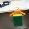 Sink Hanging Sponge Holder, Sink drain rack, Kitchen organizer, Adhesive kitchen sink organizer,