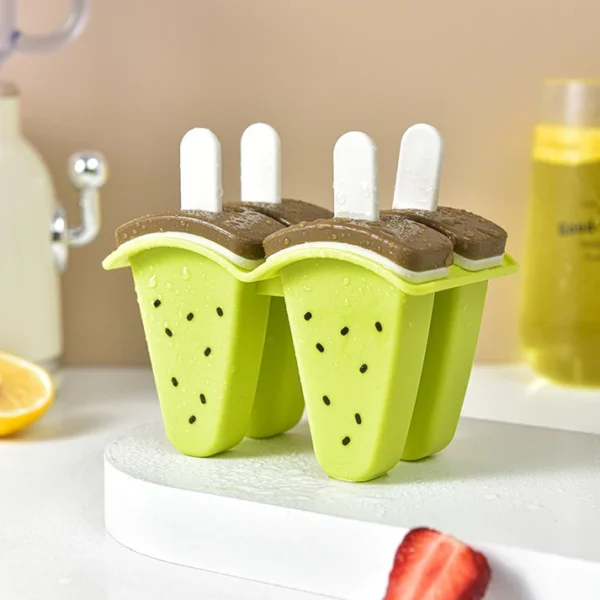 Fruit Shape Ice Cream Mold, Tropical fruits ice cream, Ice Lolly Kulfi Moulds, Ice Cream Pop Maker, Popsicle Ice Cream Mold,