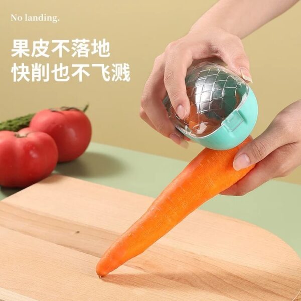 Fruit & Vegetable Peeler Storage Box, Food Grater, peeler, Fruit Peeler Cutter, Cucumber Sharpener Peeler, Kitchen Tool,