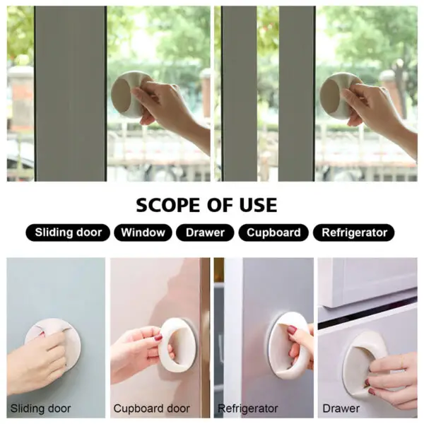 Sticky Drawer Handle (2pcs) - KaamKiCheez.Pk
