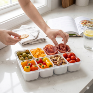 8-partition box, high quality storage box to turn your messy drawers into organized spaces