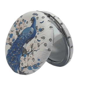 cute pocket size mirror, double sided mirror for girls, stylish mirror, compact dual mirror, portable cute mirror